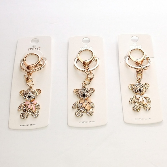 Other - NWT  KEYCHAINS / BAG CHARMS  SET OF 3
